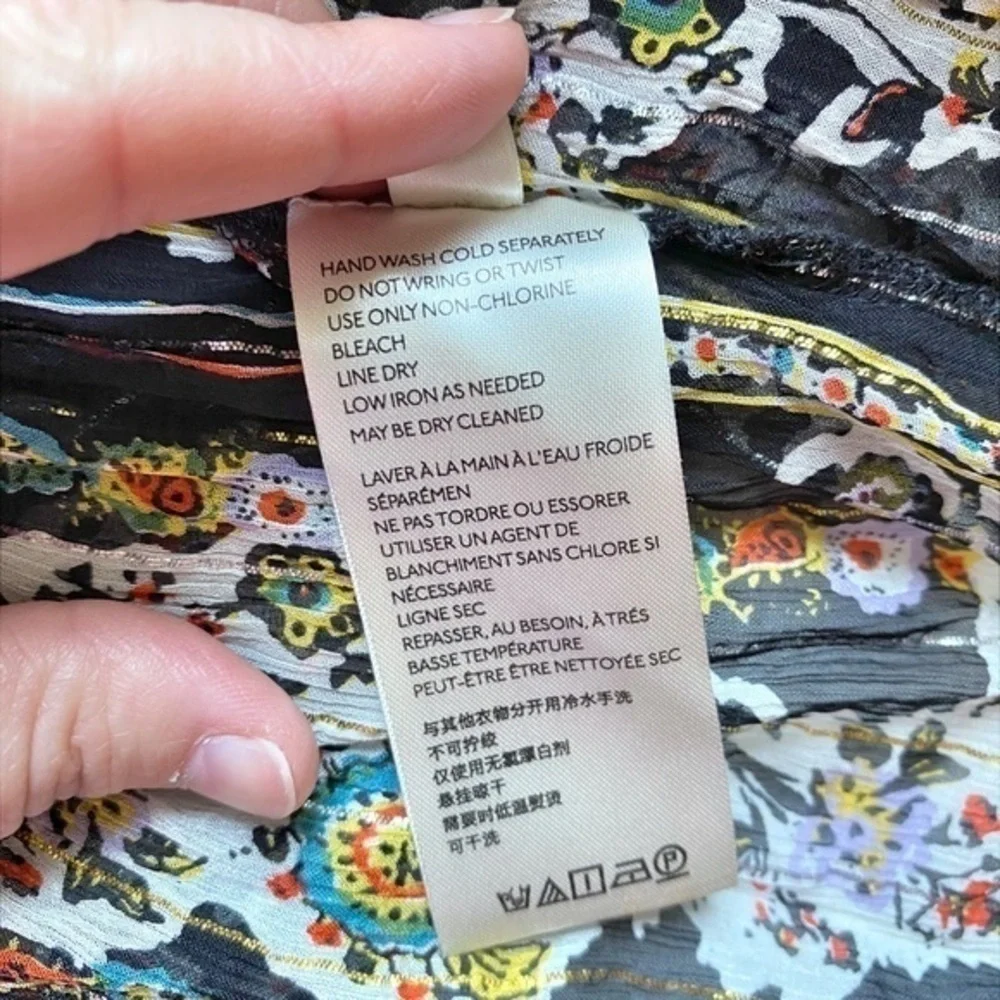 Free People Dance Magic Black Floral Printed Mini Dress - Picture 5 of 13